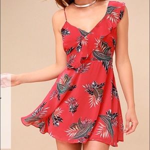 NWT Lulu’s Tropical Print Sundress Size Small